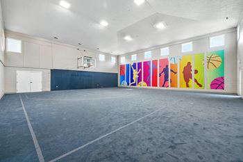 Fitness center & indoor basketball court